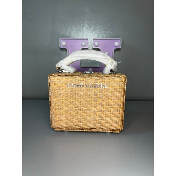 Brandon Blackwood Straw Wicker MINI KENDRICK TRUNK Gen 1 - Picture 3 of 10